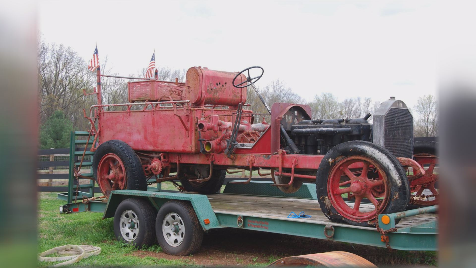 Morristown's first fire truck is almost restored to former glory